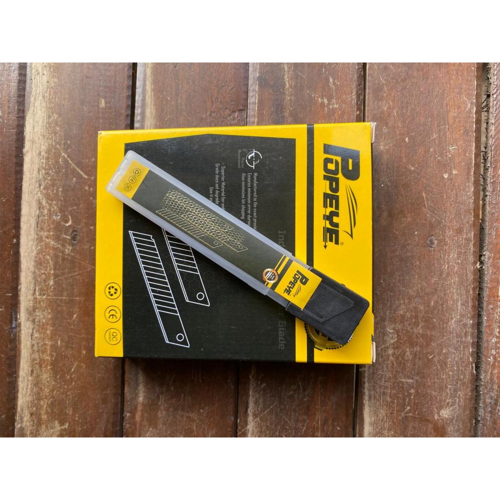 (1 DUS) ISI CUTTER BESAR ELGLADIO / MATA PISAU CUTTER BESAR KUAT ISI 100 BUAH