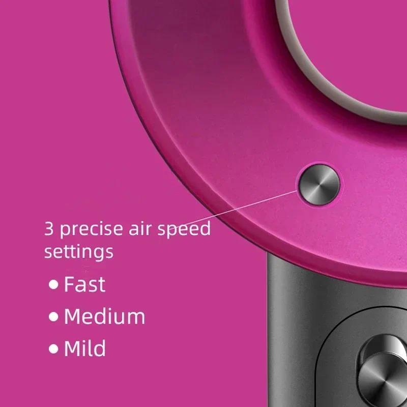 Professional negative ion hair dryer, high-speed constant temperature bladeless hair dryer home nega