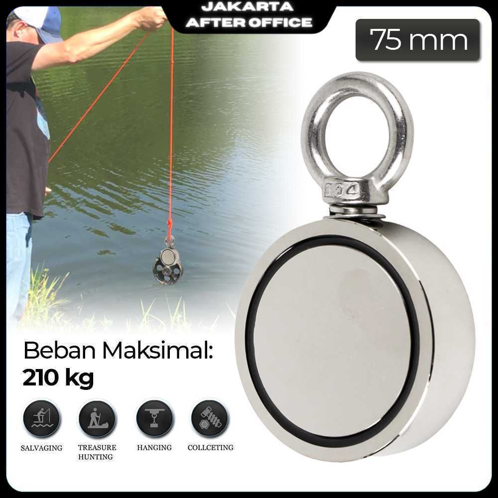 Taffware Magnet Gantungan Round Hook Strong Neodymium 75mm - D75