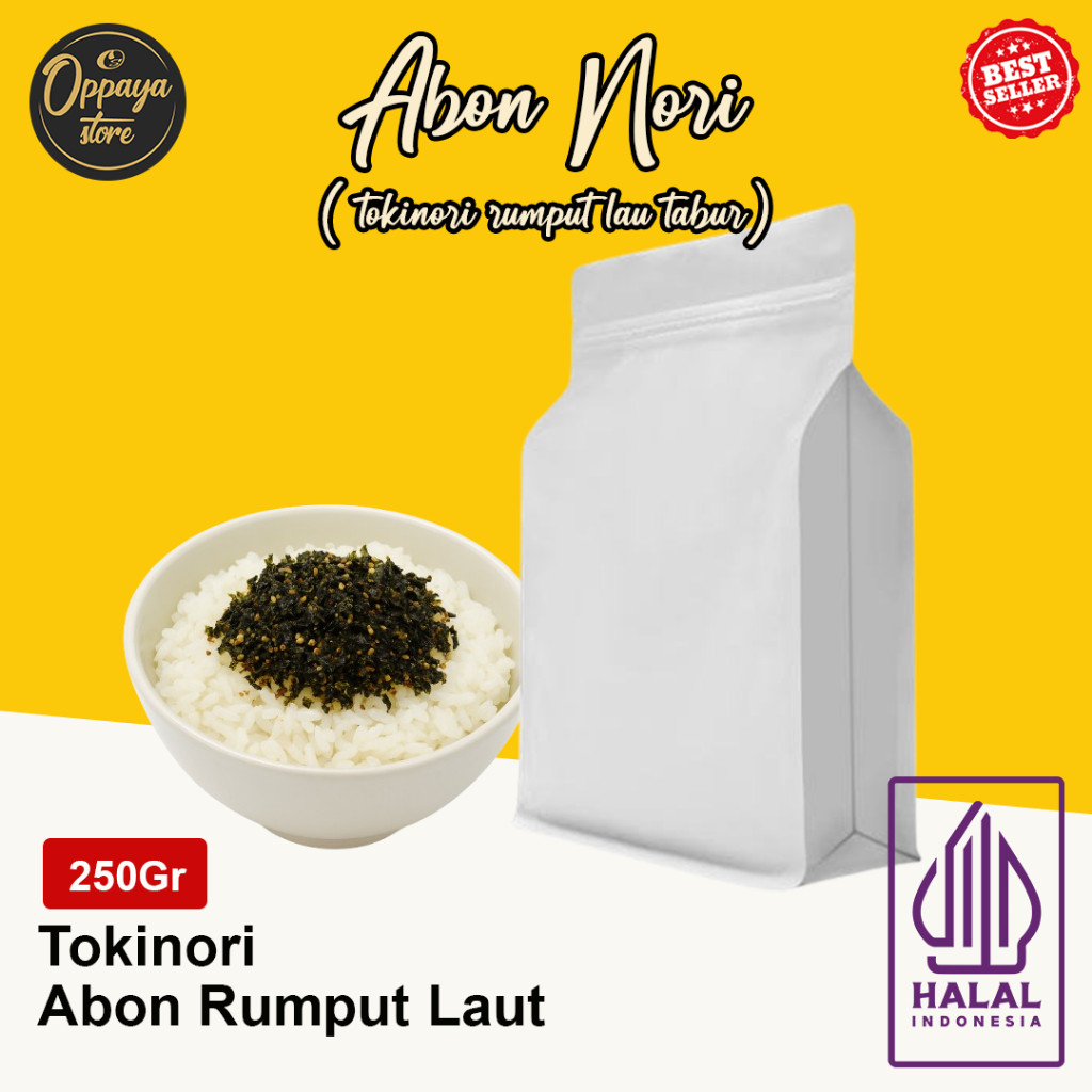 (Edoc3) Abon Nori/Bubuk Nori Original 250Gr Halal