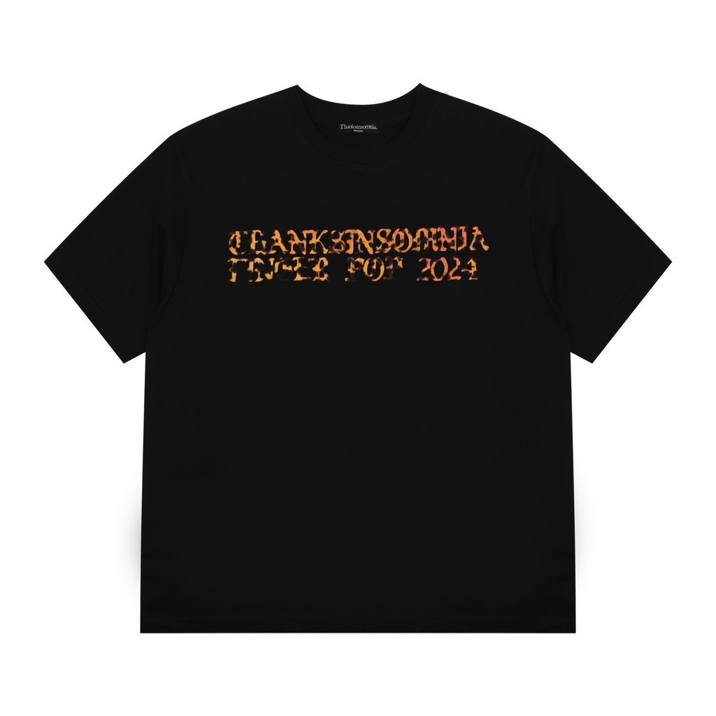 (COD) Tshirt Einare Leopard Black Thanksinsomnia