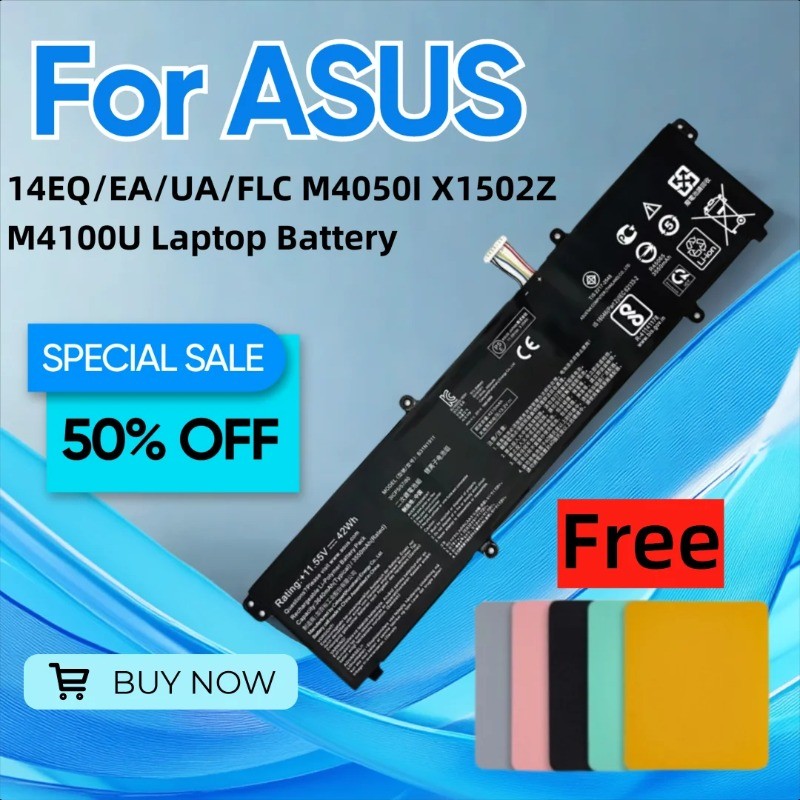 For ASUS ADOL14EQ/EA/UA/FLC M4050I X1502Z M4100U Laptop Battery Give Away A Mouse Pad