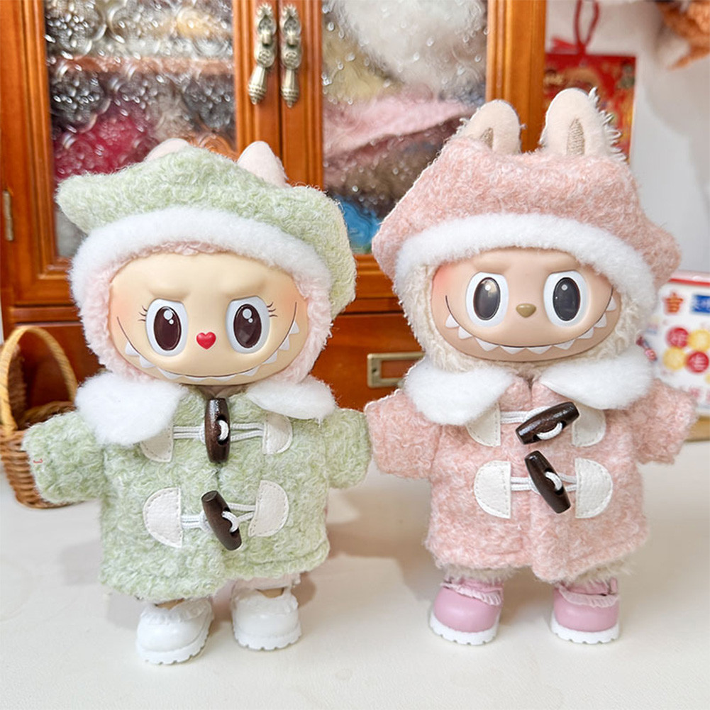 Mini Doll'S Clothes Outfit Accessories for Korea Kpop Exo 15-17cm Labubu Idol Pent New Year's Hexago