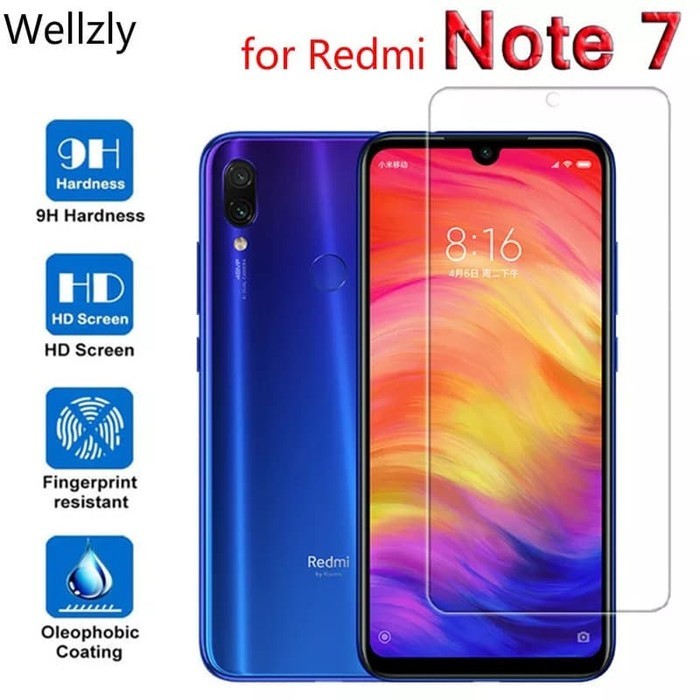 TEMPERED GLASS XIAOMI REDMI NOTE 7 CLEAR 9H TRANSPARANT HIGH QUALITY