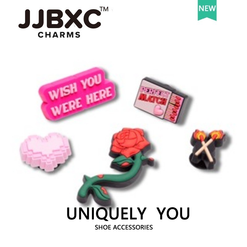 JJBXC Charm Gesper Sepatu Seri Kartun Menggemaskan Dekorasi
