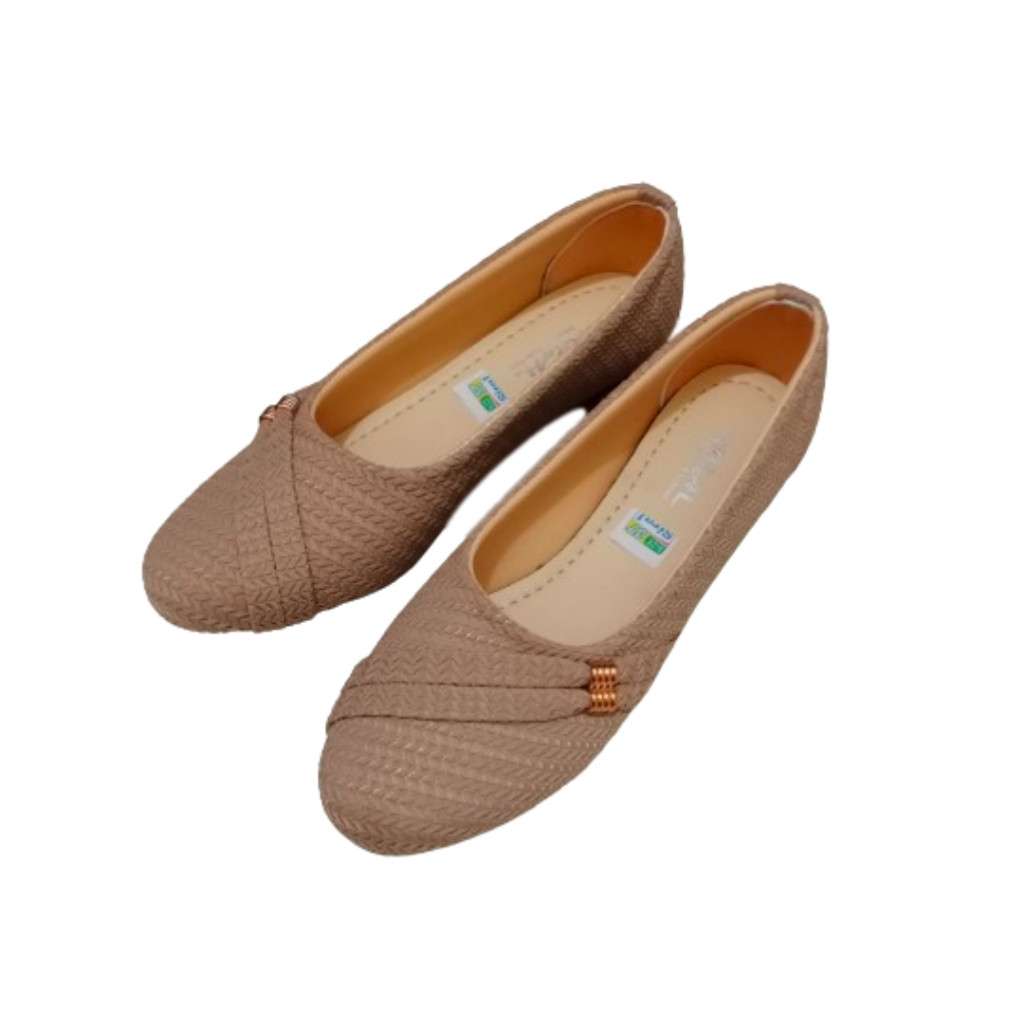 2L Flatshoes Wanita Rajut Kickers Flatshoes Loafer Terbaru Rajut