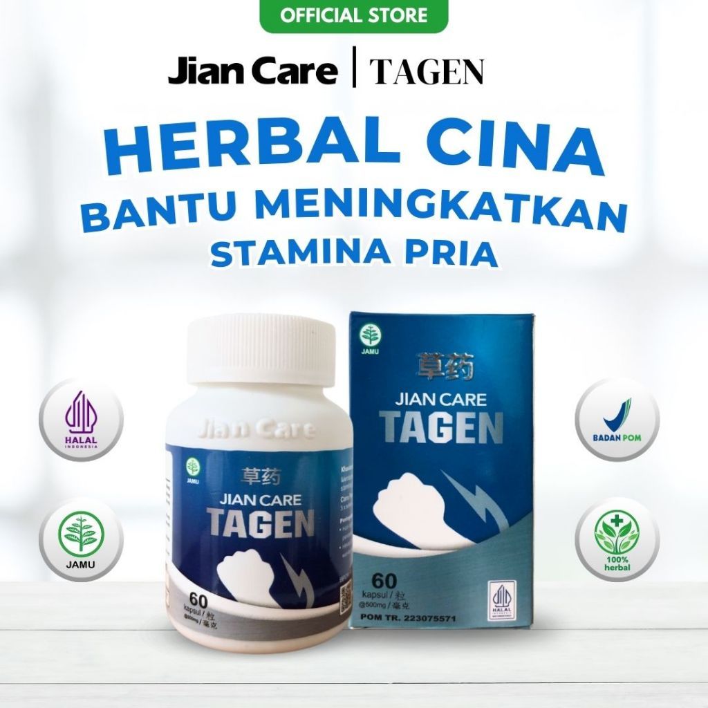 Jian Care Tagen - Herbal Cina Alami Bantu Meningkatkan Stamina Pria