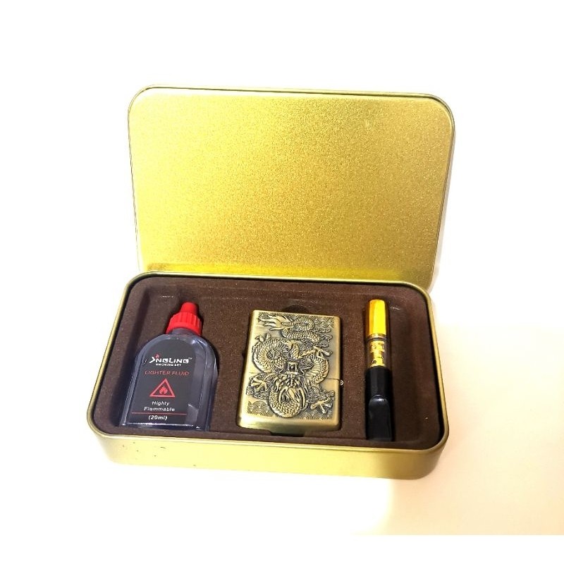 Korek Sumbu Set Aneka Motif Zippo Unik