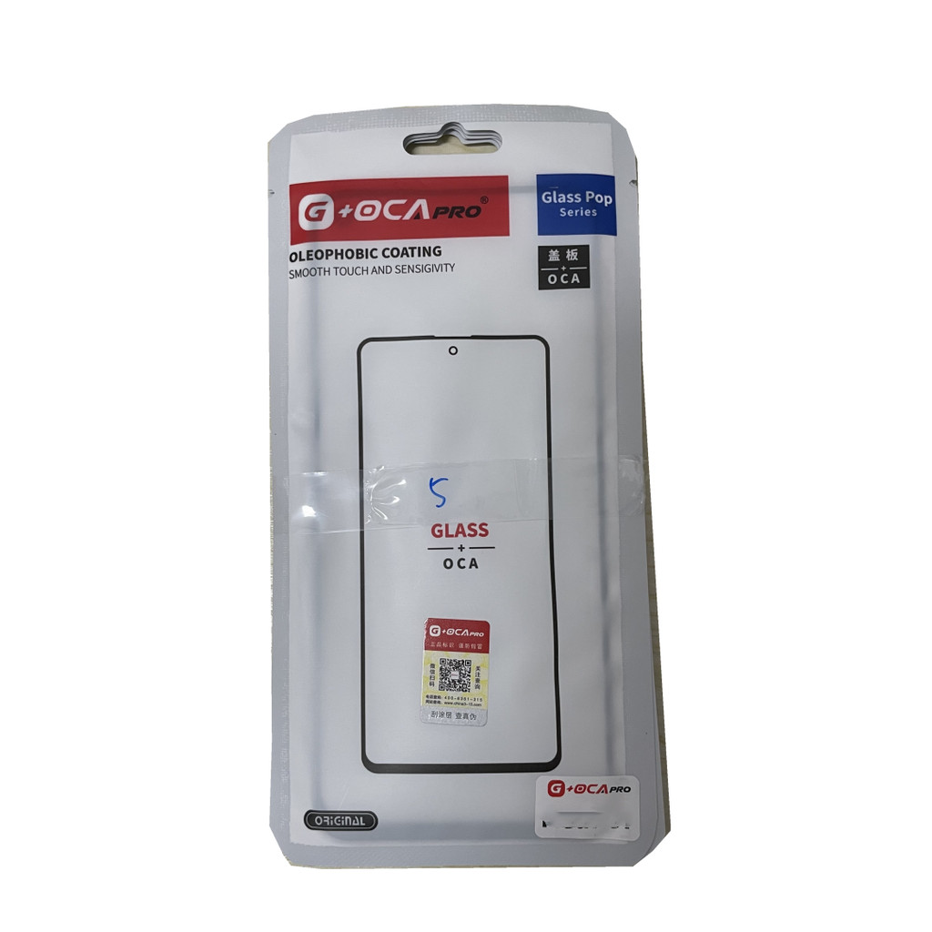 10PCS G+OCA PRO For Samsung A40 A41 A50 A55 A50S A51 A52 A53 A54 A55 A60 A70 A71 5G Front Glass Lens