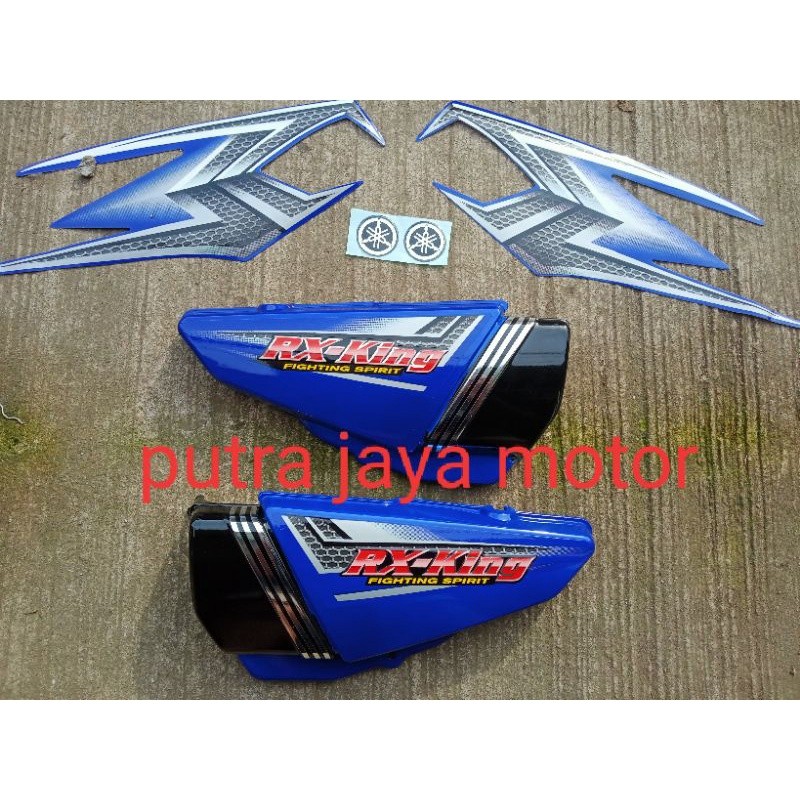 Tutup Aki Box Accu RX King Tahun 2004 Warna Biru
