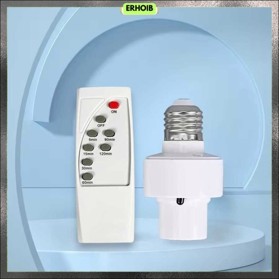Fitting Lampu Bohlam E26 E27 dengan Remot Kontrol 40W - AMME27