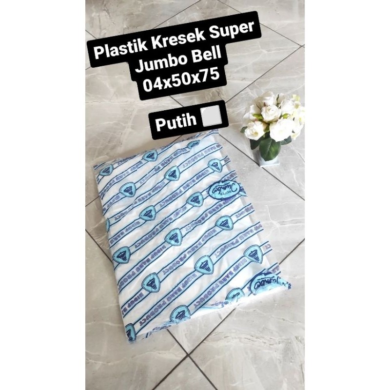 Kantong Kresek Super Jumbo Bell 04x50x75(Hitam,Putih,Merah)