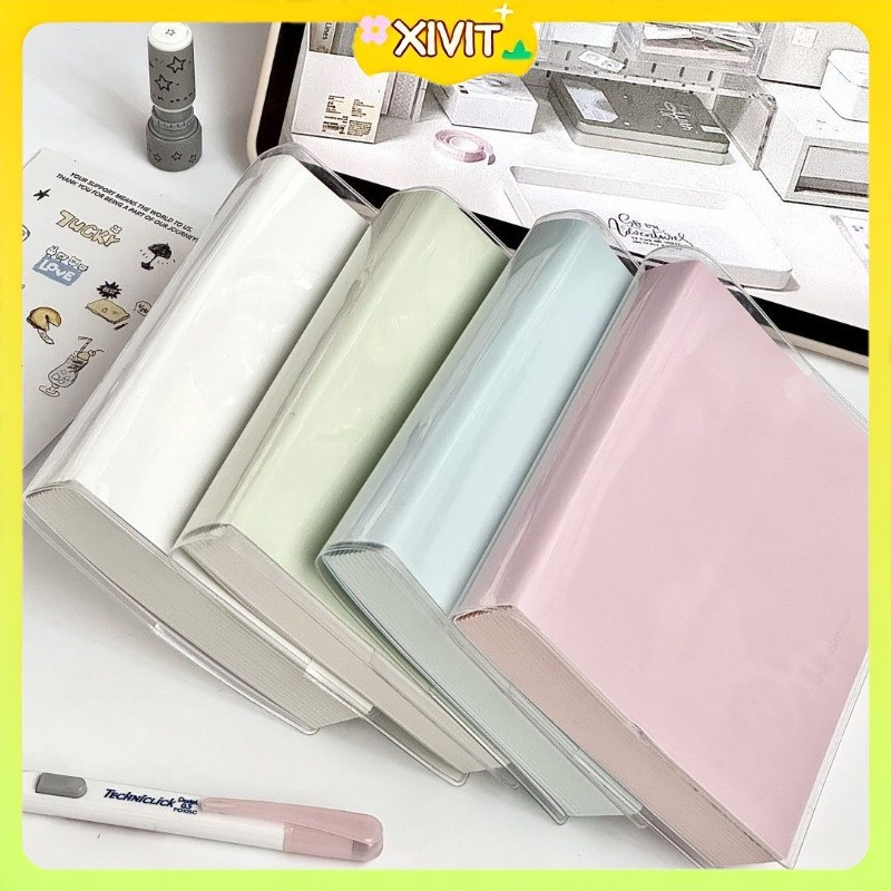 Buku Catatan Tebal Warna Polos Gaya Ins / Buku Harian / Buku Catatan Estetis Sebagai Hadiah