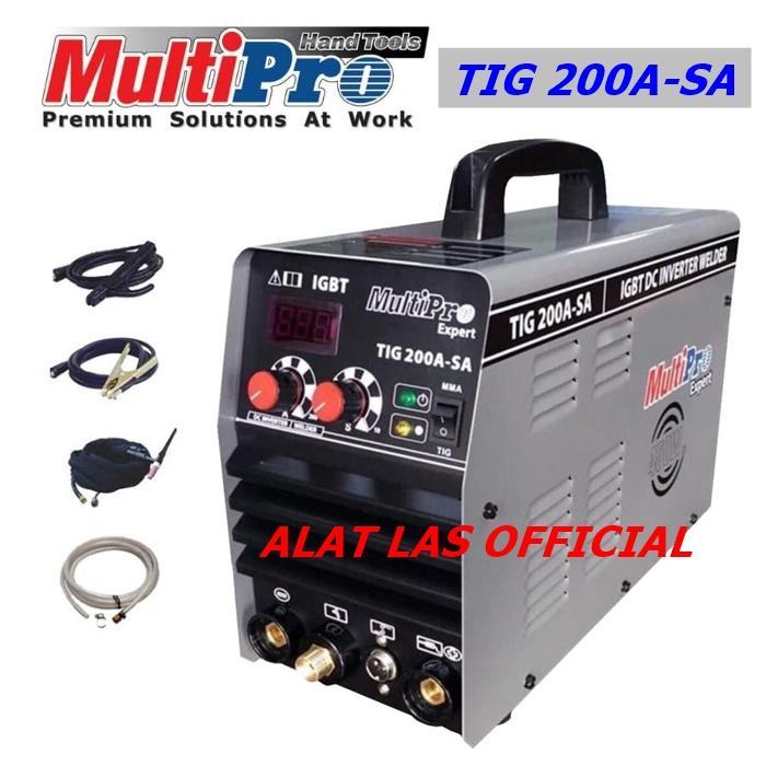 Mesin Las Multipro TIG 200 A-SA Trafo Las Listrik Inverter 450 Watt