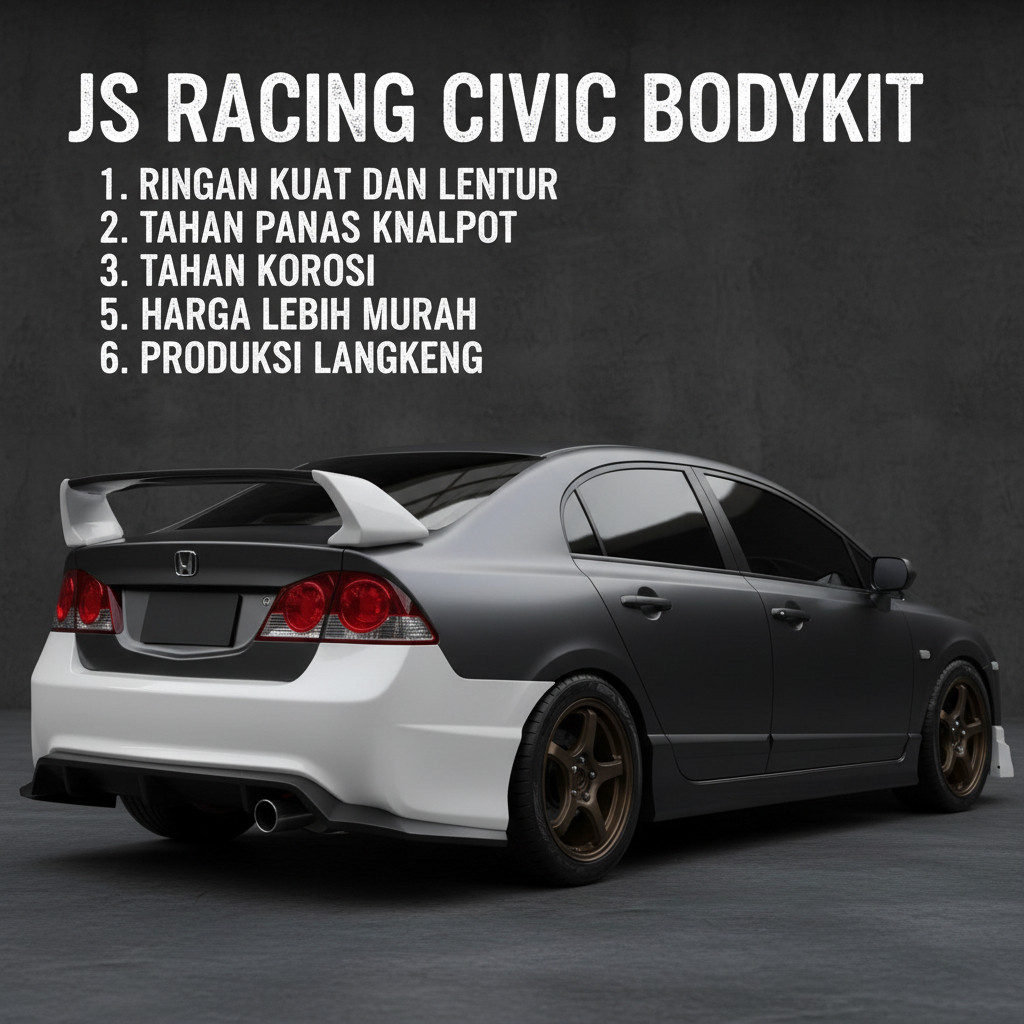 bodikit bodykit hondq civic fd 2006-2011 js racing