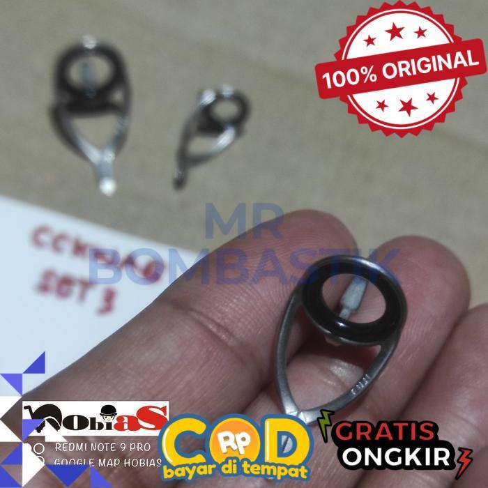 SET RING FUJI .... kolongan joran pancing Ring Guide Fuji CCKWAG - 3 RING -bomb