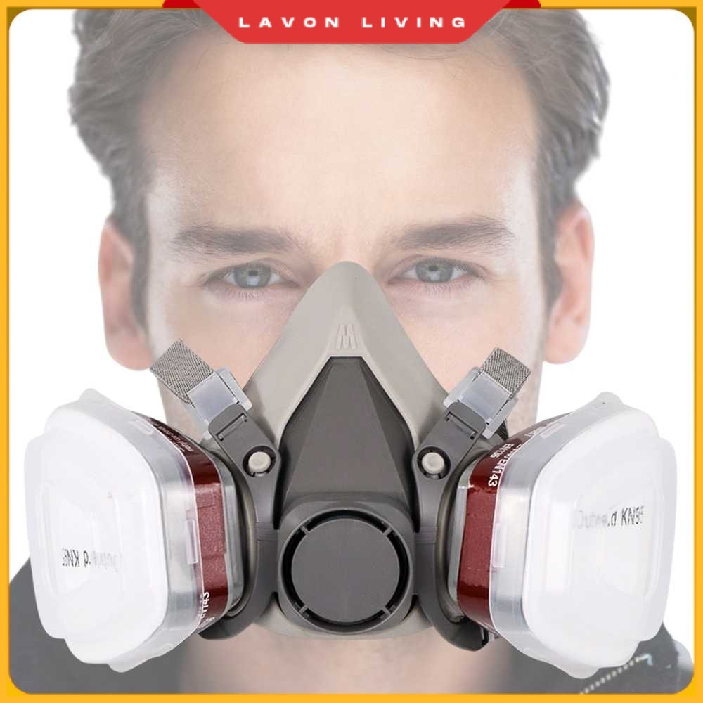 Masker Gas Half Mask Respirator KN95 - 6200
