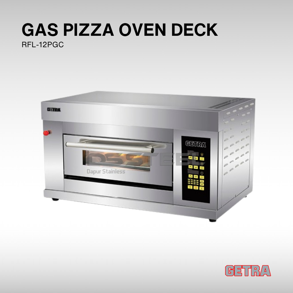 GETRSA Oven Gas Getra for Pizza RFL-12PGC / RFL12PGC RFL 12 PGC / Oven Pizza Getra