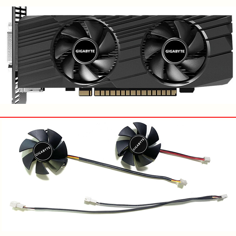 NEW 46MM 3PIN 2PIN  FD1250-A 1042A6FL Cooling Fan GTX1650 1660 GPU FAN For Gigabyte GTX 1650 GTX1650