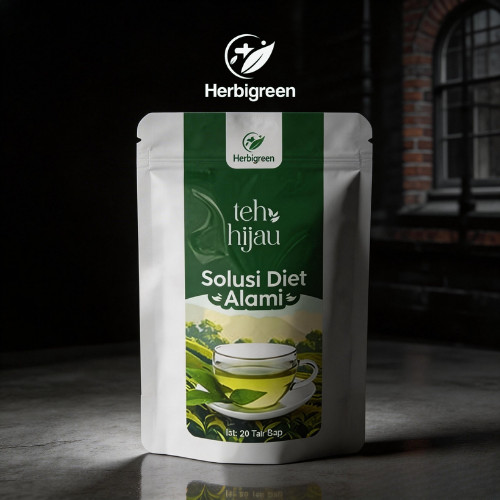 HERBIGREEN TEH DIET - TEH HIJAU DIET PELANGSING / TEH HIJAU ORIGINAL / TEH HIJAU PENURUN BERAT BADAN