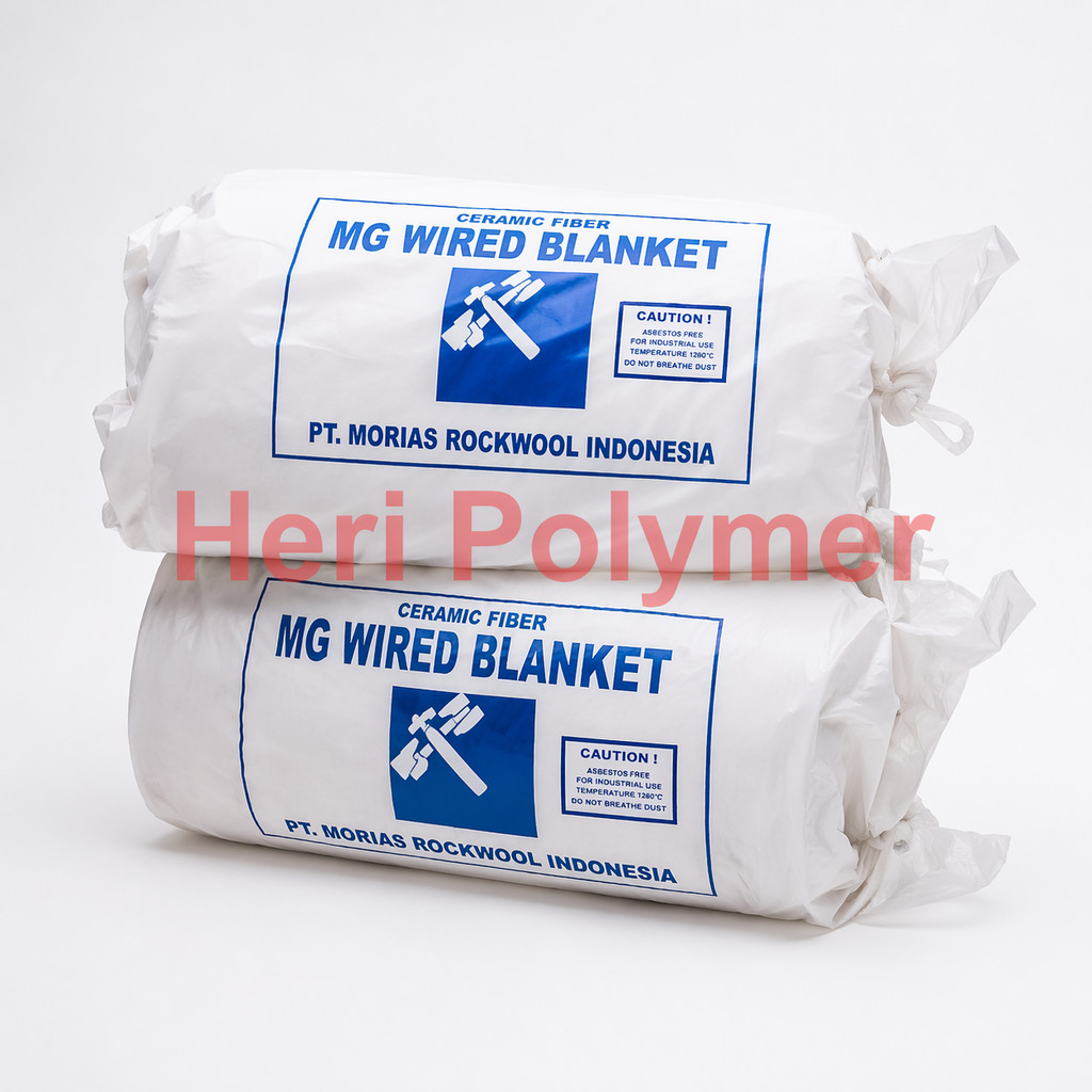Rockwool Wire Blanket TOMBO 100mm Density 100kg/m³ Ada Kawat | Insulasi Panas Suara