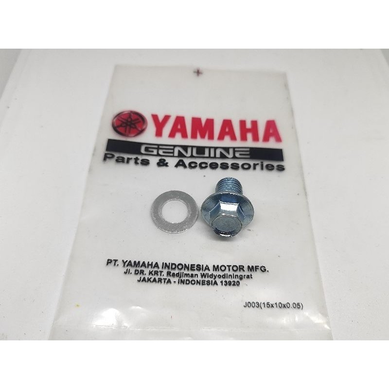BAUT TAP OLI . BAUT PEMBUANGAN OLI MESIN BAWAH YAMAHA MIO / VEGA / JUPITER / SCORPIO / NMAX / AEROX 