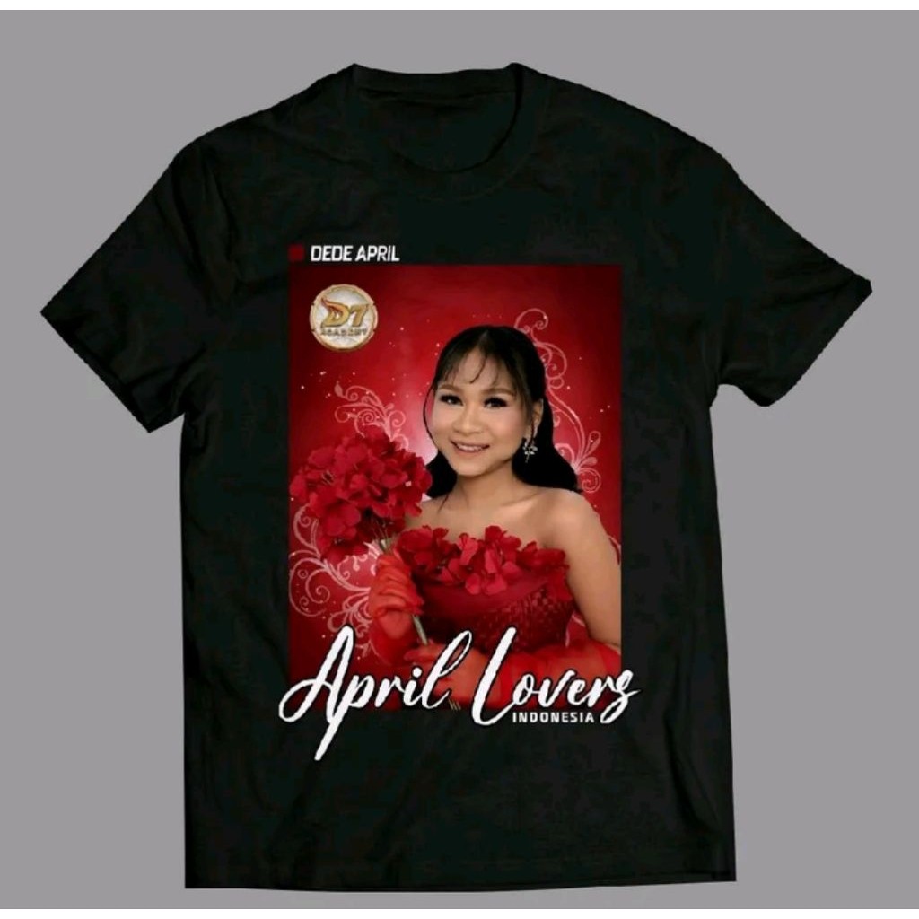 Kaos Viral Dede April Dangdut Akademi Indonesia T-shirt Distro Unisex Pria Wanita