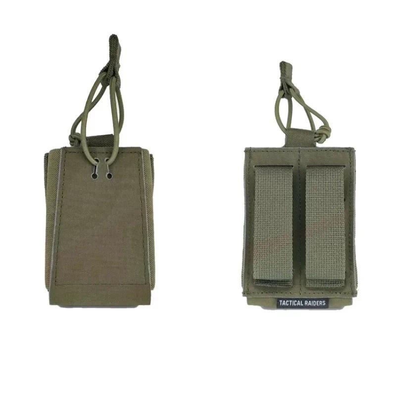 Tactical Magazine Pouch  Multicam Elastic Molle Single Mag Bag Gear 556762 Plate Carrier Pouch