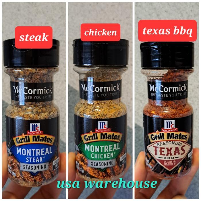 BEST SELLER McCormick Grill Mates Montreal Chicken Steak Seasoning Bumbu Masak - Chicken 77 GR