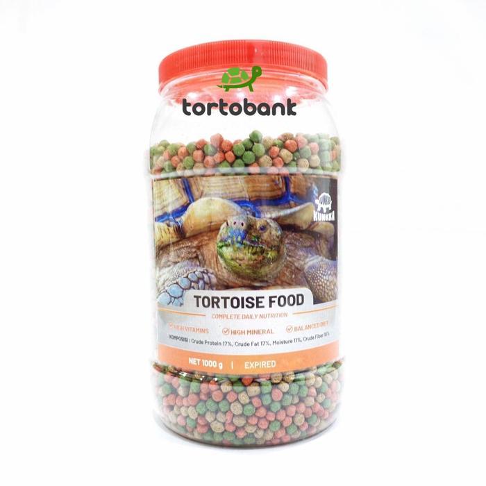 1 KG KUNKKA TORTOISE FOOD 1KG - MAKANAN KURA KURA - PELET KURA DARAT - MAKANAN KURA DARAT - SULCATA 
