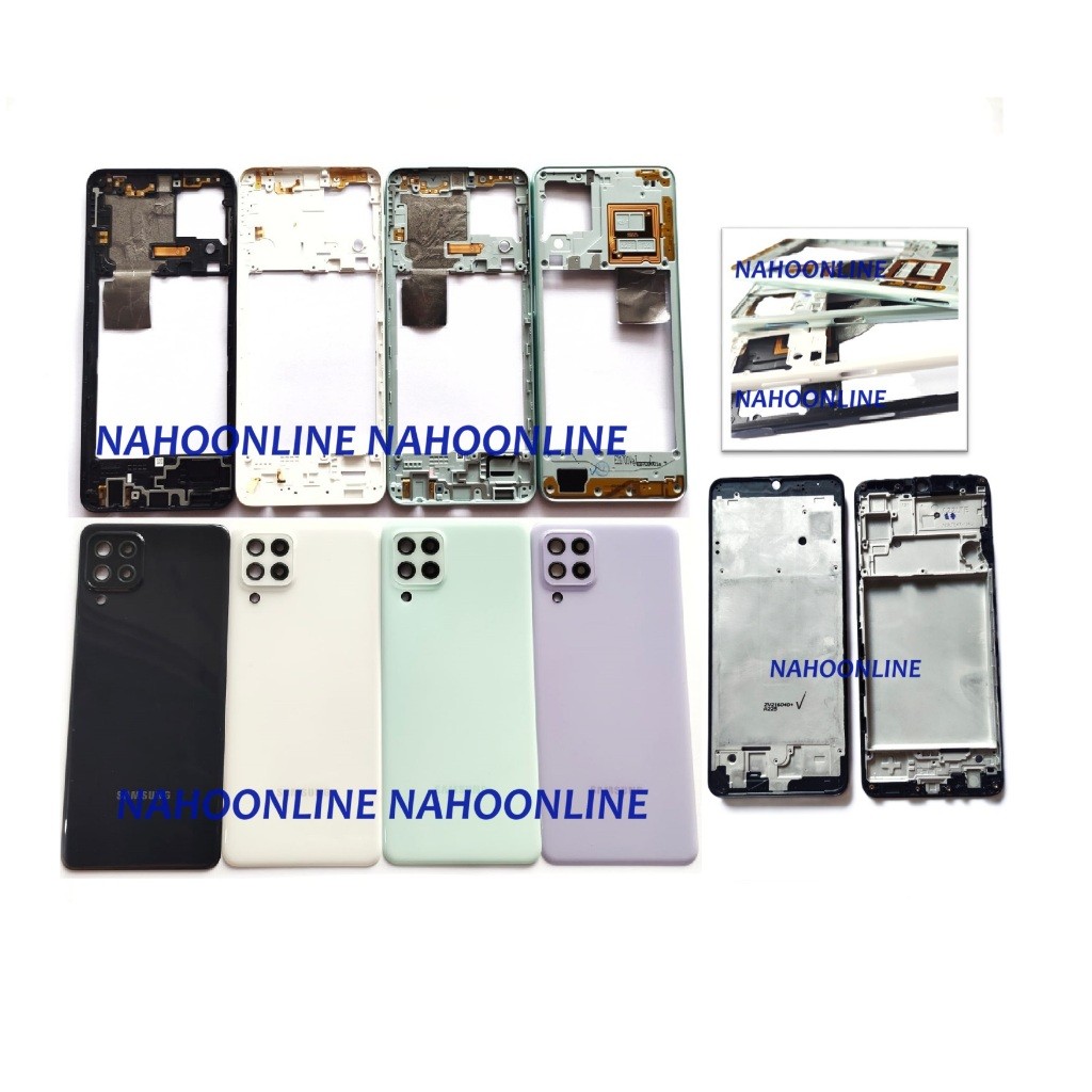 BACK CASING + TULANG BAZEL CASING HOUSING FULLSET SAMSUNG A22 4G A225F
