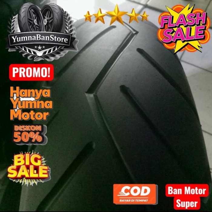 Ban motor bekas suntikan IRC tubeless Ring 17 ukuran 120/70-17