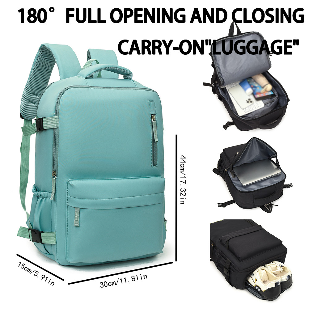 Couple Leisure Travel Backpack, Large Capacity Backpack, Short stance Travel Lightweight Backpack, L