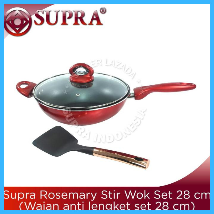 Wok Tutup/Stir Wok SUPRA 28cm, 30cm, 32cm