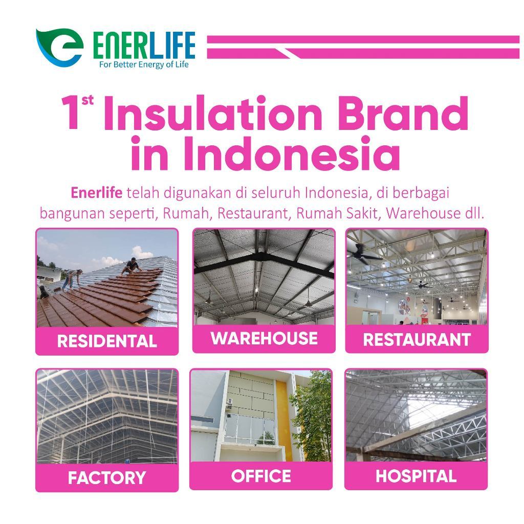 Insulasi Atap Perekat Otomatis 10mm  Peredam Atap & Suara| Aluminium Foil Glue Tebal (Per Meter)