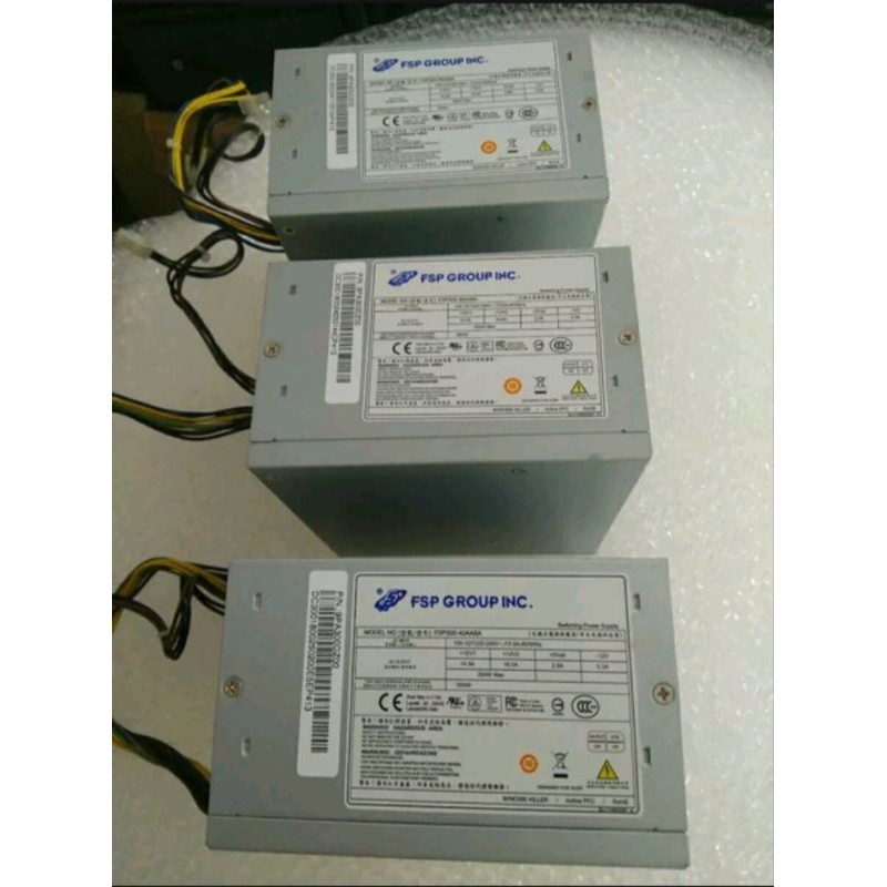 Jual PSU power suplay PC Built up FSP Group INC 300 Watt 80 plus bronze 12 pin murah
