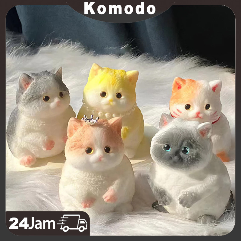 Squishy Squishy Kucing Lembut Mainan Stress Pencet Anak Dekompresi Kucing Anti Squishy Jumbo Lucu Ma