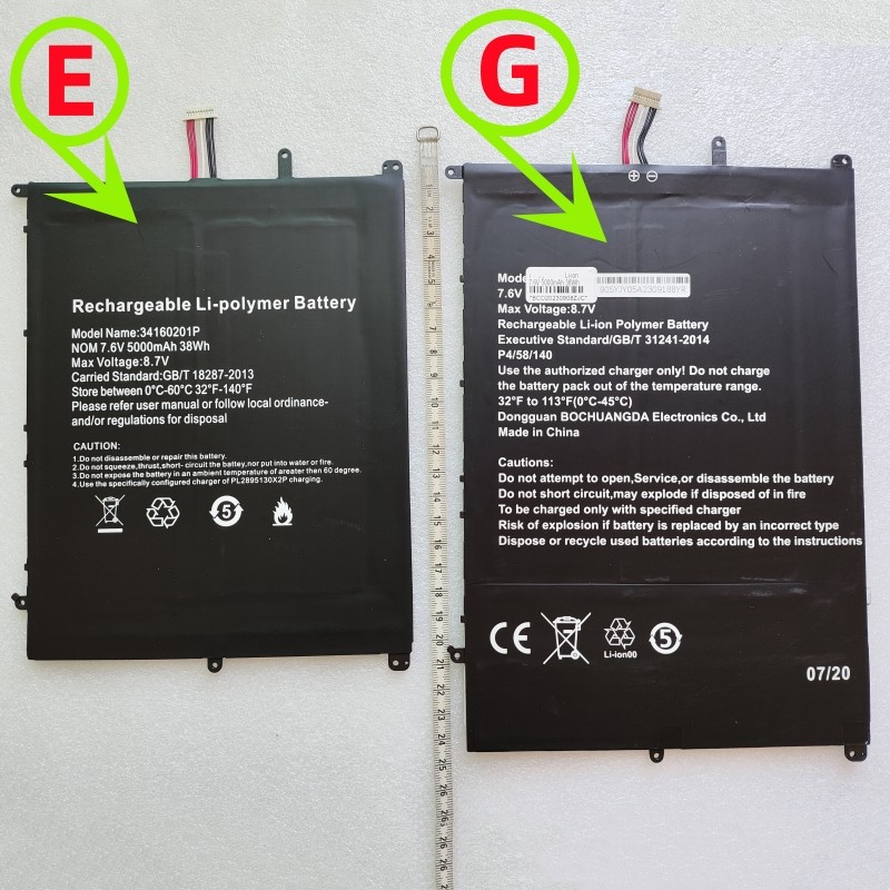 For Irbis NB241 Ultraportabil 28140168 32105113X2-I1502HG 34160201P Laptop Battery For Teclast F15S 