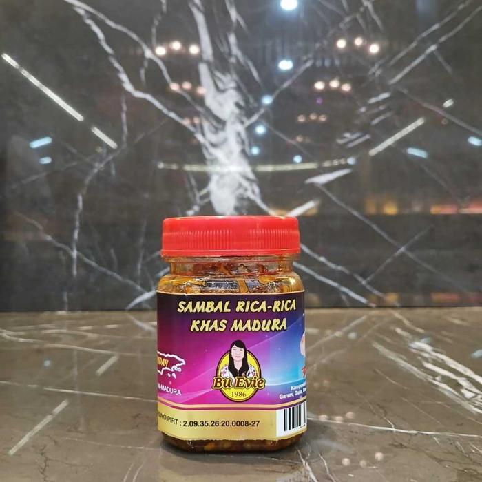 Sambal Rica Rica & Sambal Cumi Hitam Bu Evie Khas Pulau Madura - Rica-Rica
