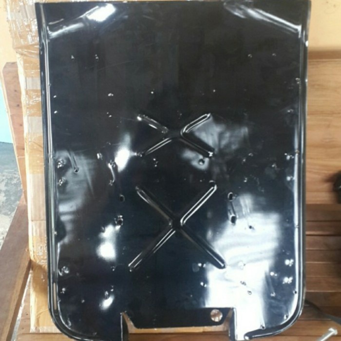 [ORIGINAL BOSS] Dek Lantai Vespa Super Sprint VBB Tahun Tua Dek Hitam Bahan Tebal