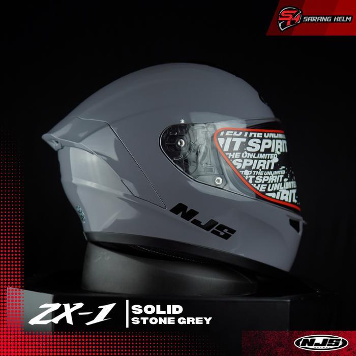 NJS ZX-1 Solid - Helm Full Face | NJS ZX | ZX | ZX Polos | Helm NJS ZX | Helm NJS Polos | NJS ORI | 