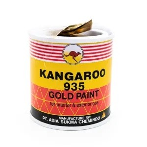 Cat Minyak Kangaroo Warna Emas Ukuran 0,1 Liter