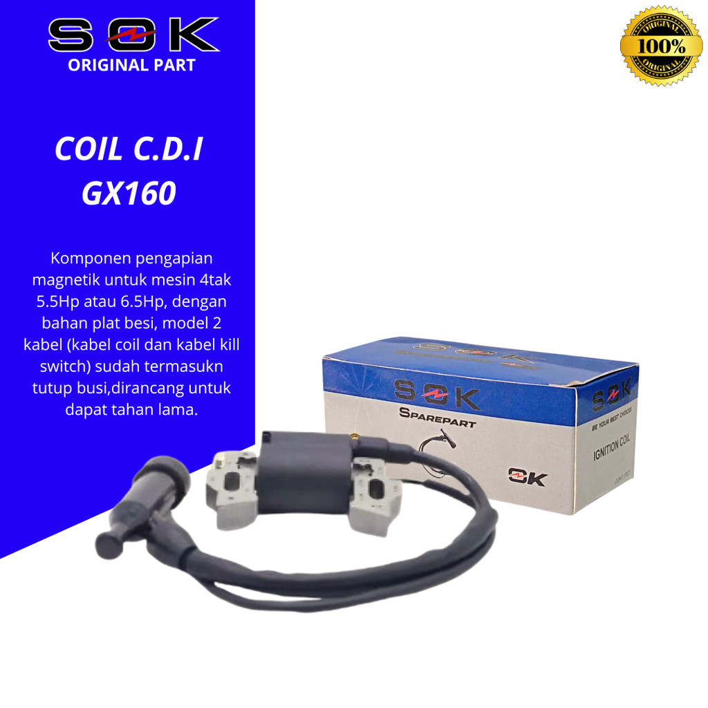 CDI Ignition GX160 koil CDI  GX160 cdi genset 2500W GX160 GX200