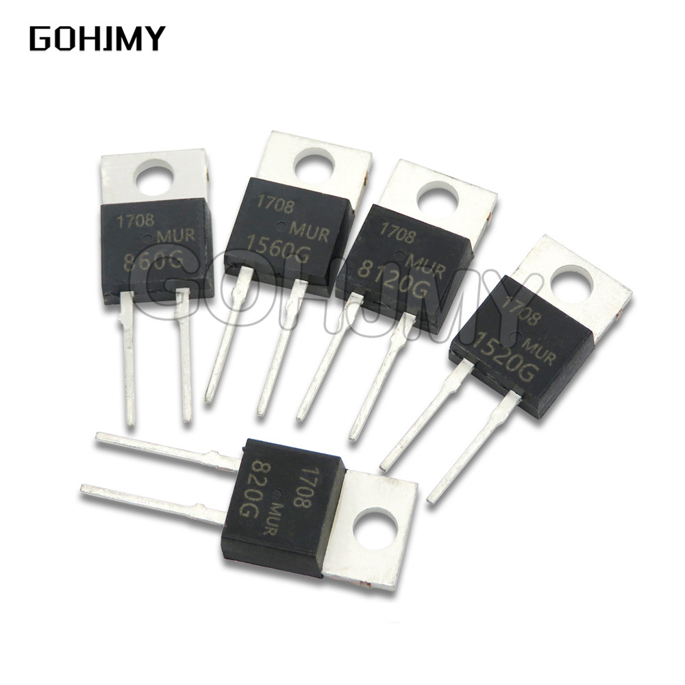 10PCS/LOT MUR860 MUR1560G RHRP1560 RHRP8120 RHRP15120 RHRP3060 RHRP860 RHRP30120 MUR1520 MUR860G MUR