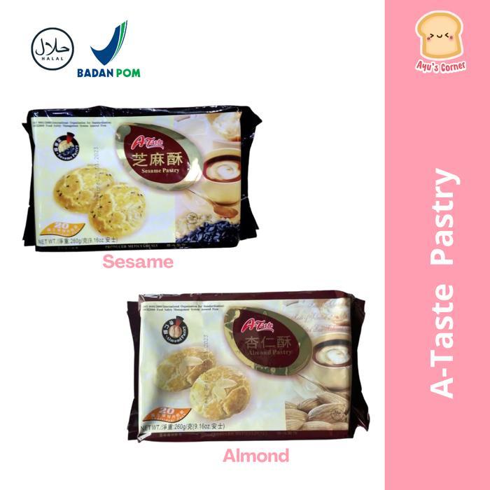 A-Taste Sesame Pastry / Biskuit Wijen / Ataste Sesame Pastry / A-Taste Almond Pastry / Biskuit Almon