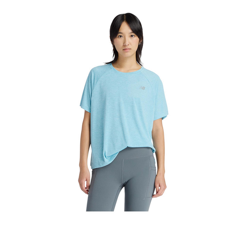 New Balance Sport Performance Womens T-Shirt - Blue