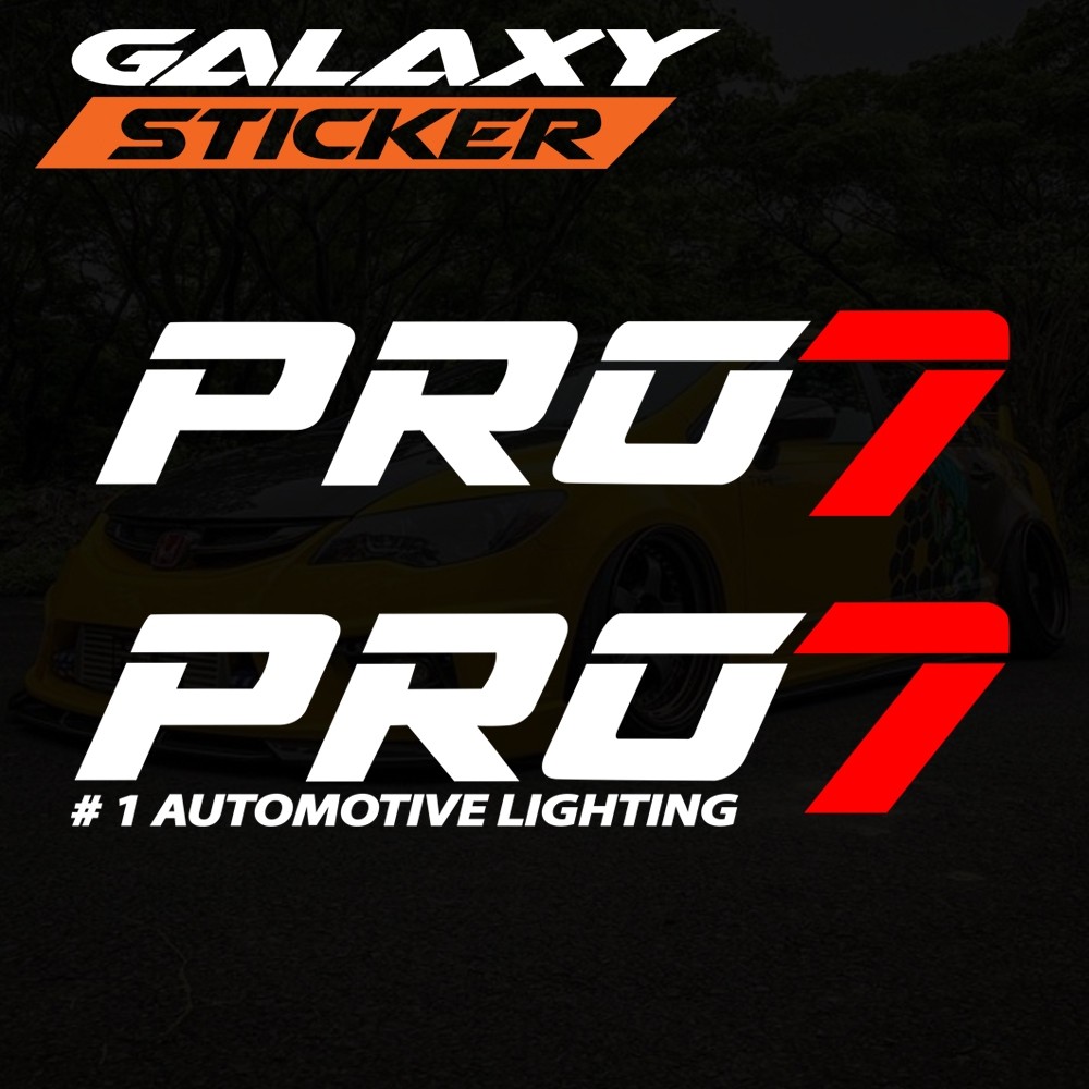 cutting sticker variasi kaca mobil pro7 auto lighting .stiker variasi pro 7