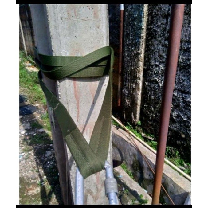 Tali webbing Original Jatah TNI webbing tubular seat harness