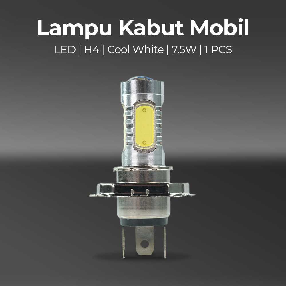 Lampu Kabut Mobil Foglamp LED H4 Cool White 8000K 7.5W 1 PCS