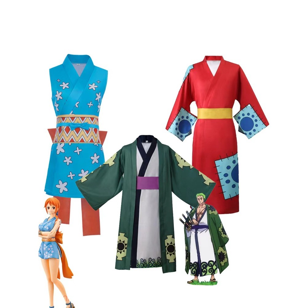 One Piece cos Luffy's Kimono Garo Nami Wano Country Zoro Sanji cosplay Cosplay Costume